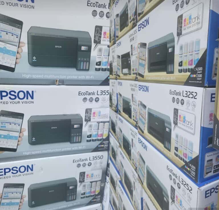 Цветные принтеры Epson EcoTank L3550 и L3252 - Tenderyard