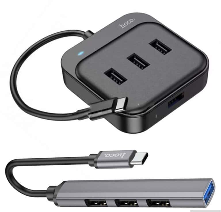 Hoco Type-C USB Hub 4 Portlu Çoxaldıcı - Tenderyard
