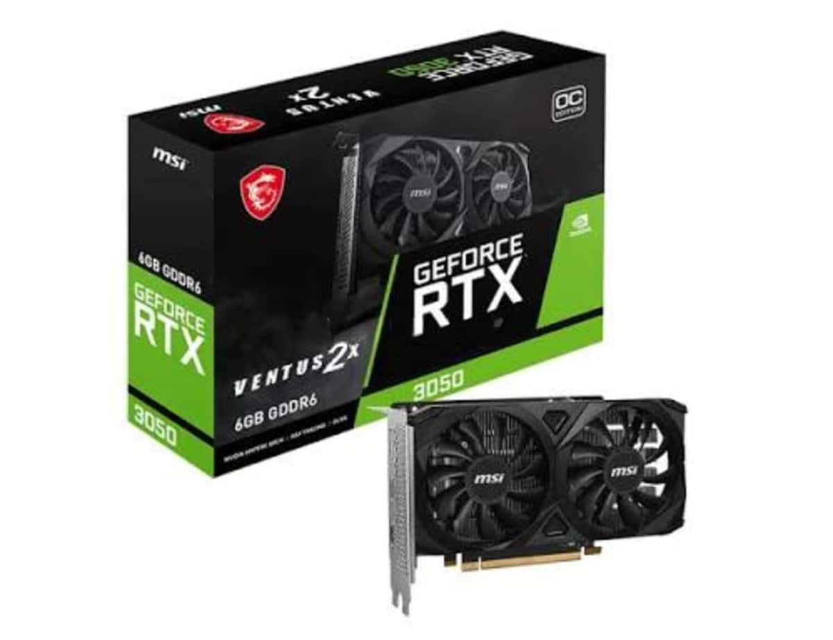 Videokart MSI GeForce RTX 3050 Ventus 2X E 6G OC 6GB - Tenderyard