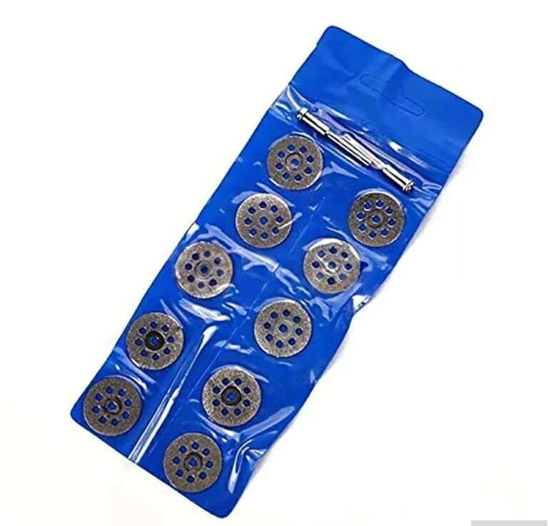 Diamond saw set for dental drill (10 pieces) - Tenderyard