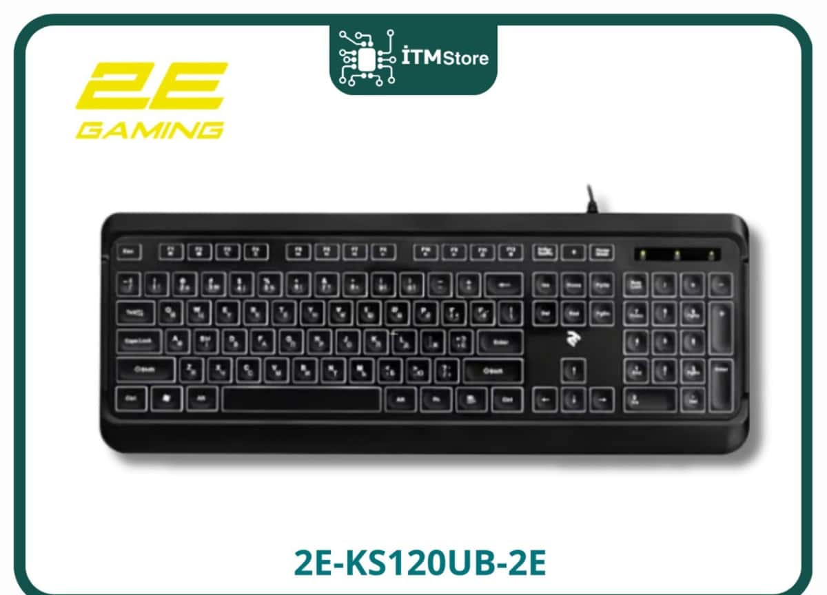 Keyboard 2E KS120UB USB Black - Tenderyard