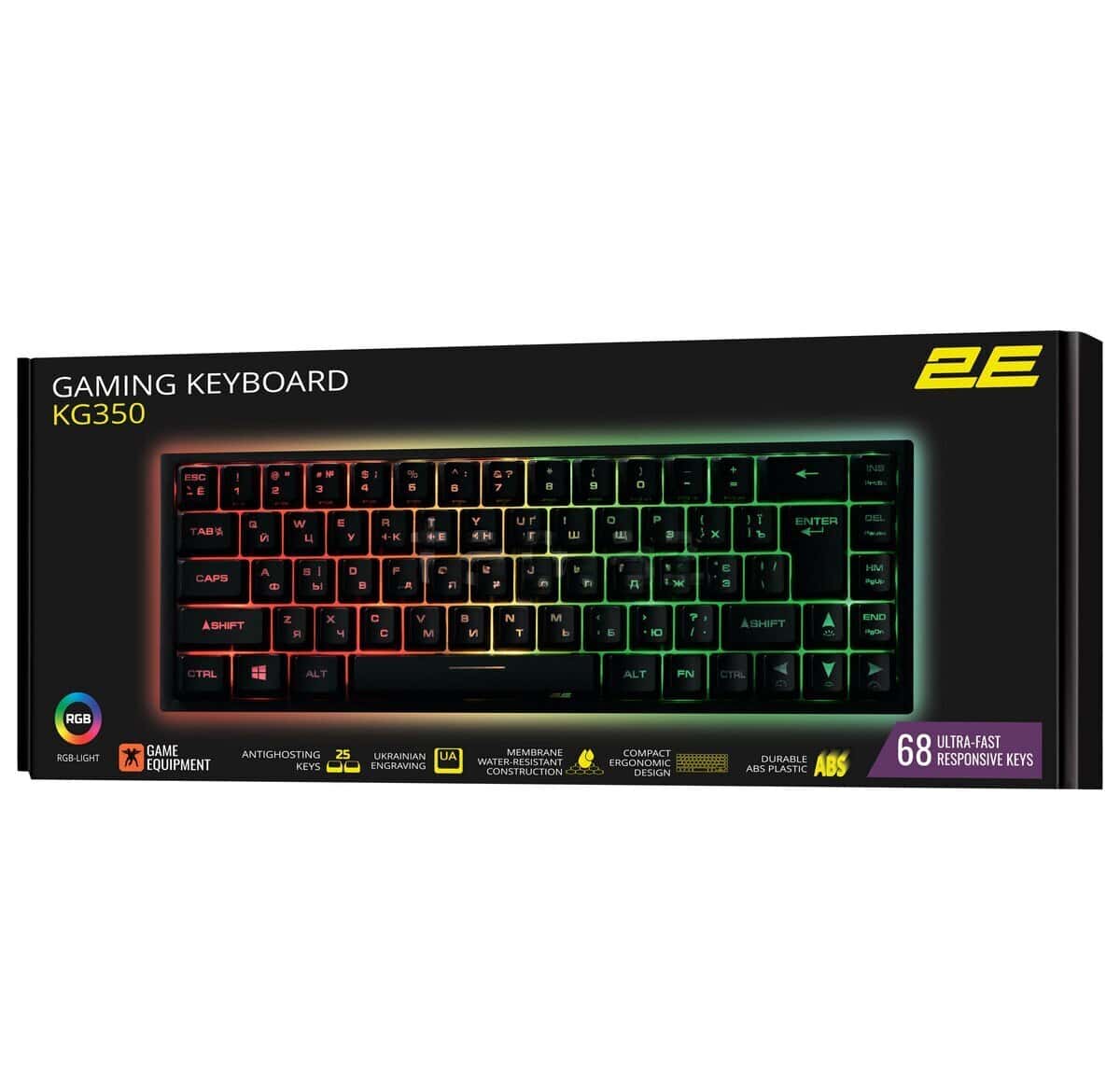 Keyboard 2E Gaming KG350 RGB - Tenderyard