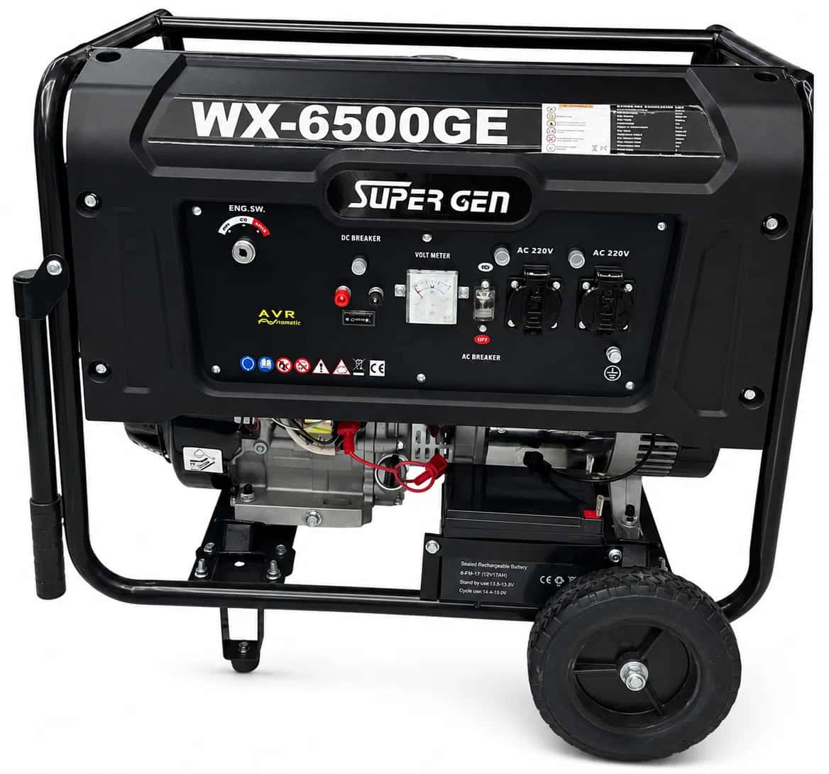 Super Gen WX-6500GE Benzin Generatoru 6.5 kVt - Tenderyard