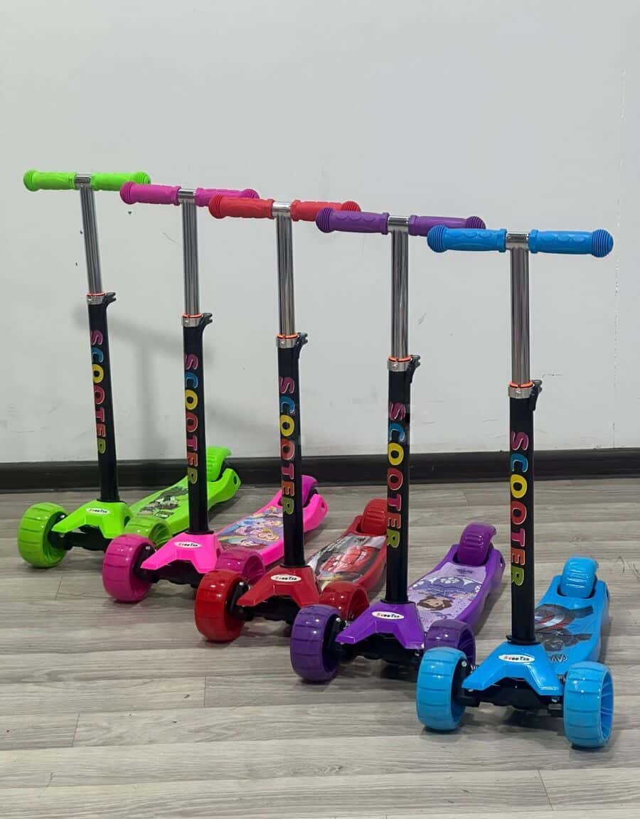 Kids Scooter Maxi AT-02Y 3-wheeled - Tenderyard