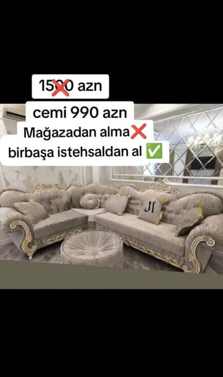 Künc divan, Qarışıq rəng - Tenderyard