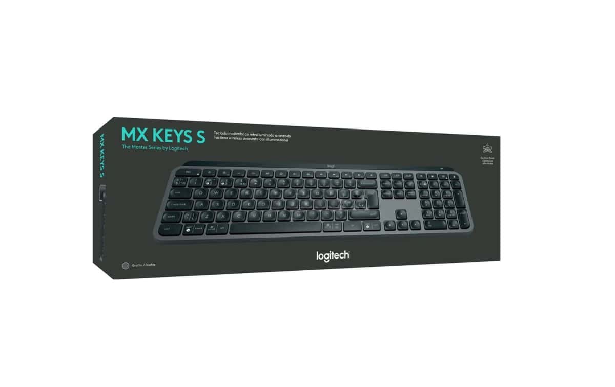 Logitech MX Keys S Wireless Keyboard (Graphite) - Tenderyard