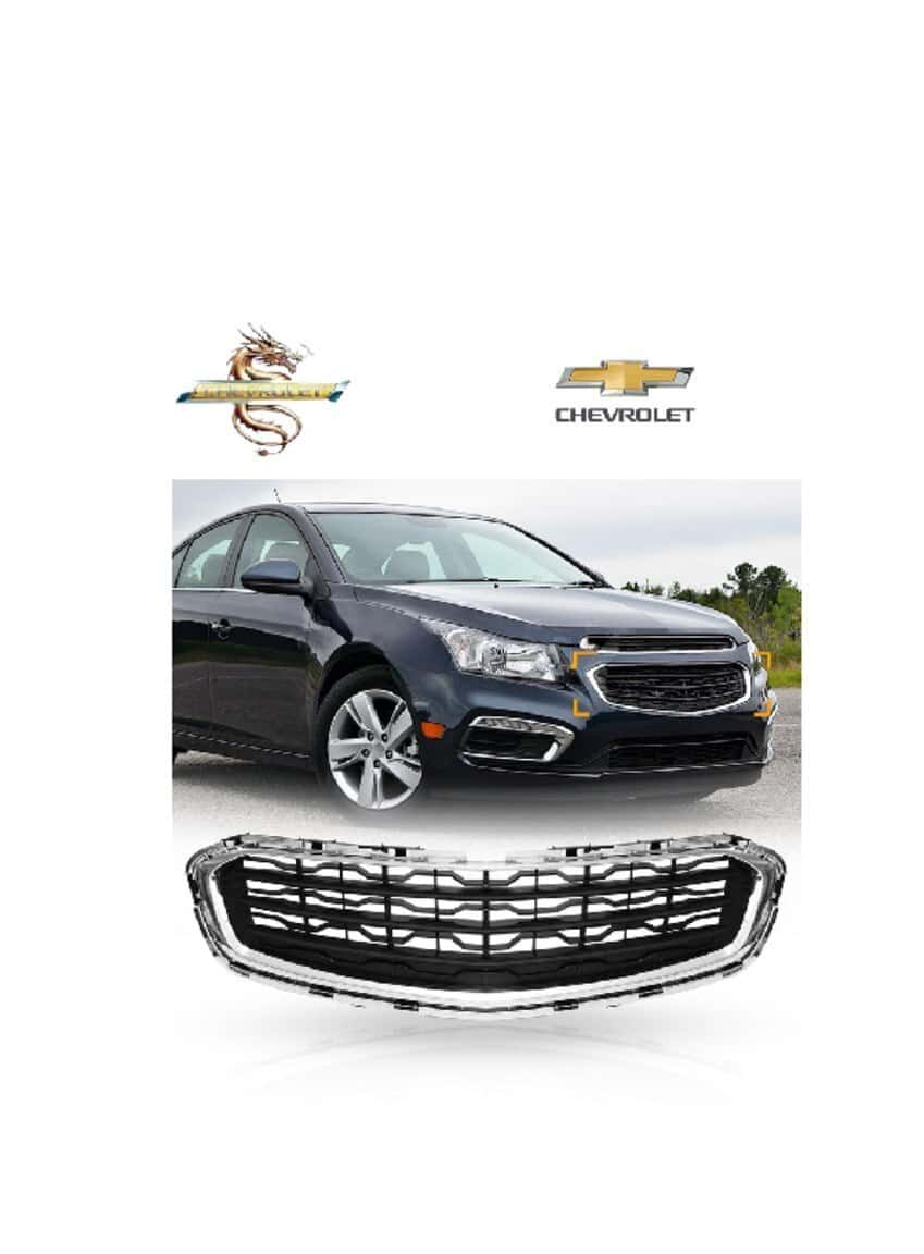 Radiator barmaqlığı Chevrolet Cruze 2015 nikelli - Tenderyard