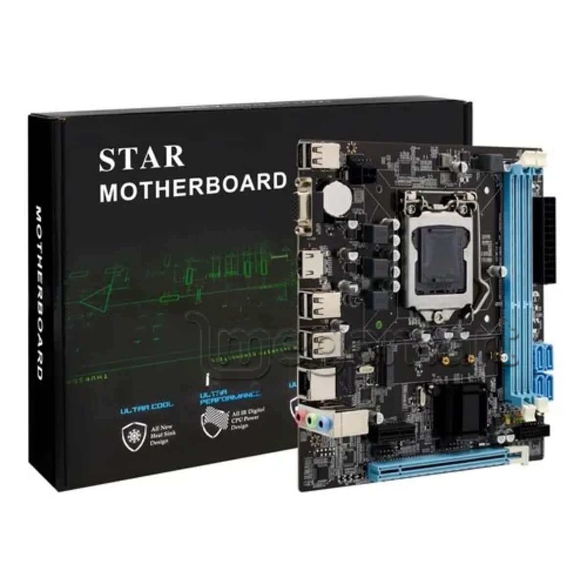 Motherboard Star H61 LGA1155 DDR3 - Tenderyard