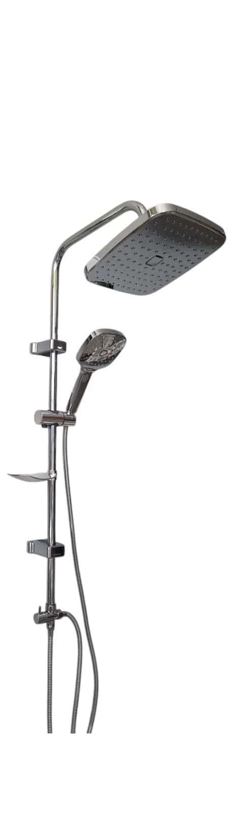 Square shower head, Silver color - Tenderyard