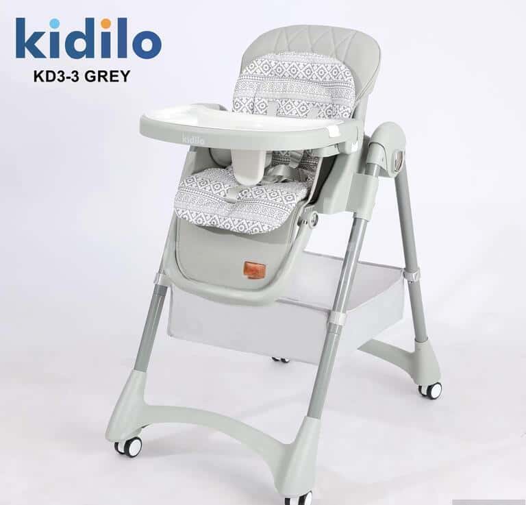 Unisex baby high chair, White color - Tenderyard