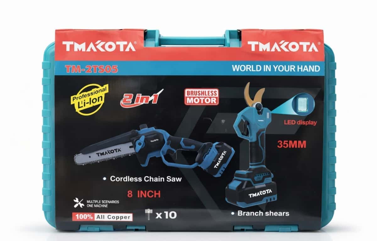 Набор садовых инструментов Tmakota 68V мини-пила и секатор - Tenderyard