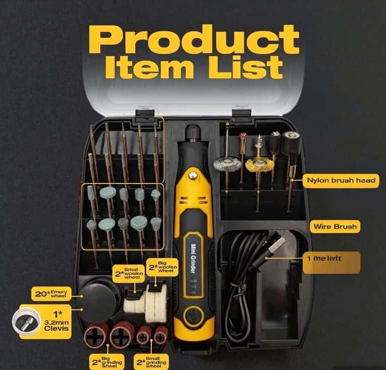 Mini Drill Set (Engraving tool) - Tenderyard