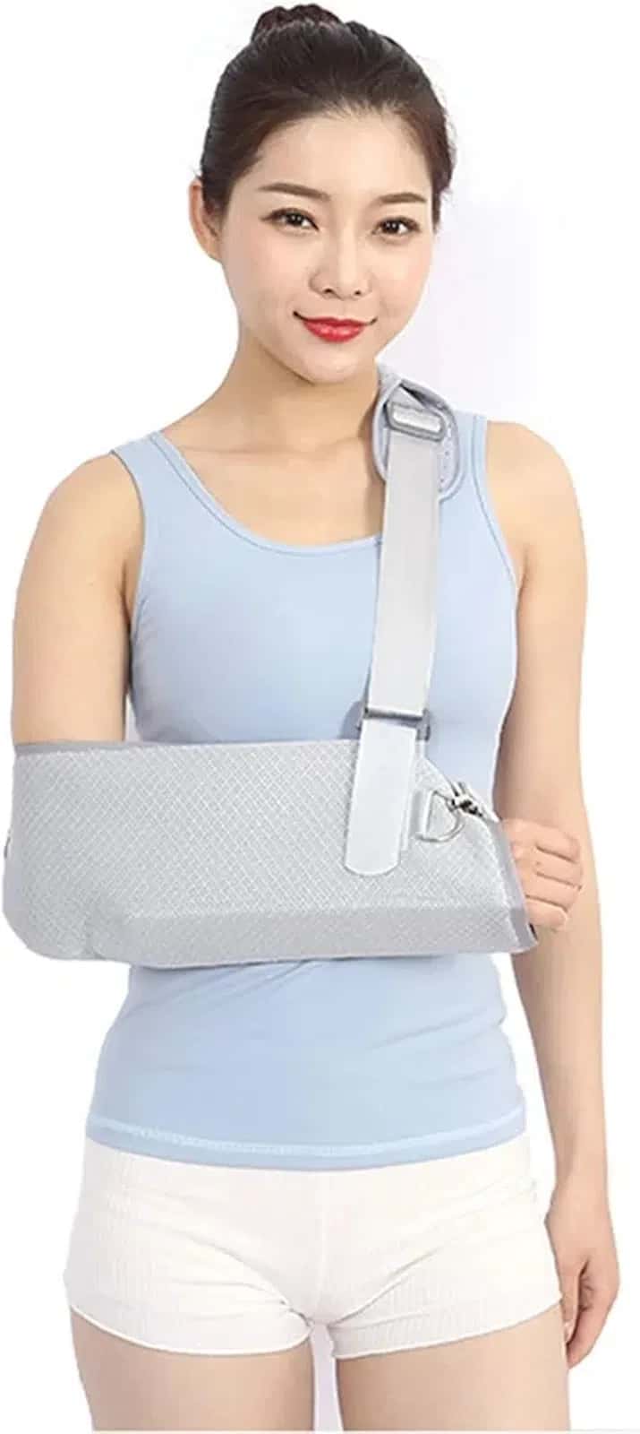 Adjustable Arm Sling - With Waist Belt, Breathable - Tenderyard