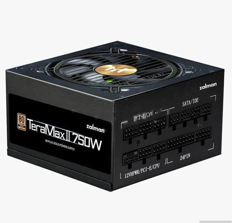 Qida bloku Zalman Teramax II 750W 80+ Gold Full Modular - Tenderyard