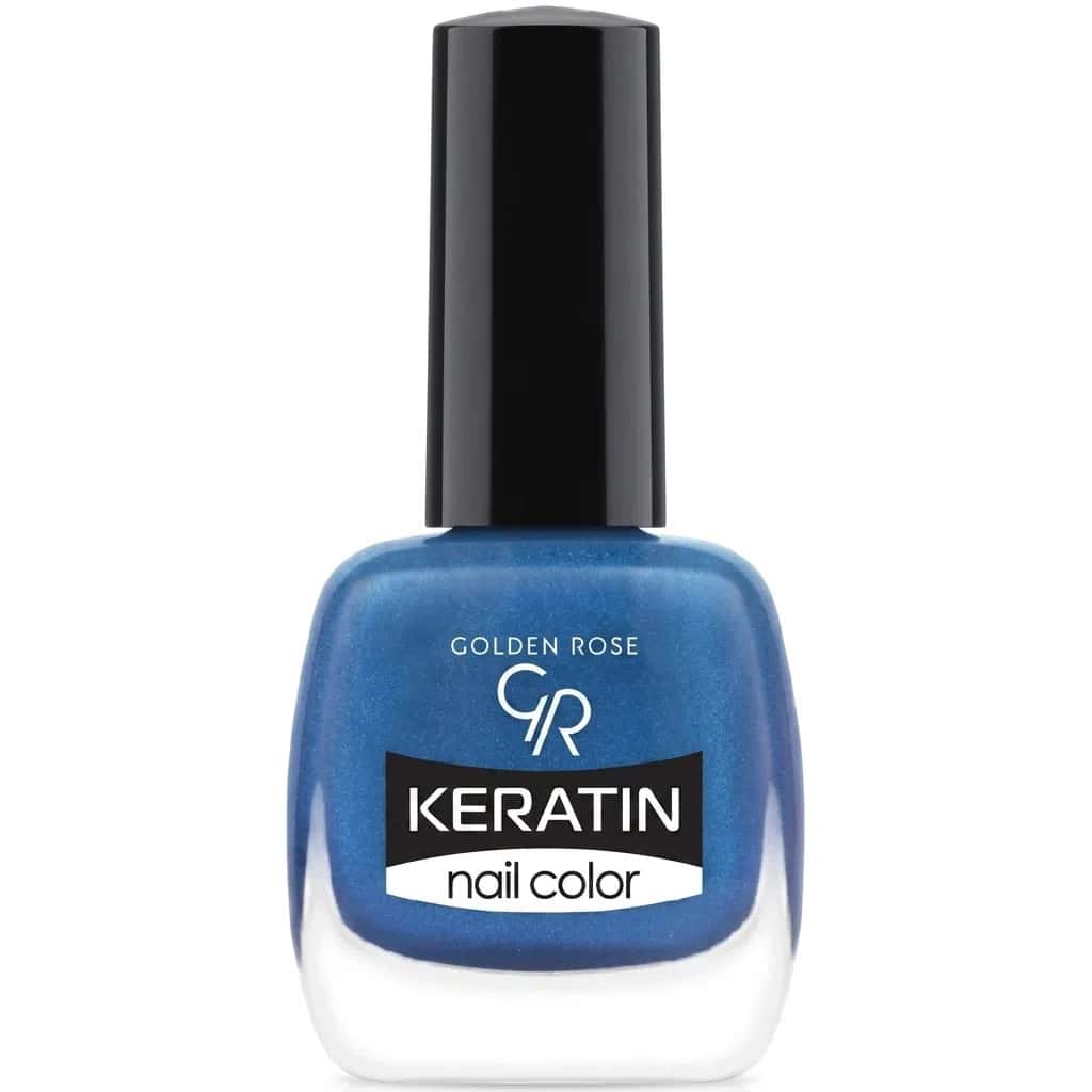 Golden Rose Keratin 75 Blue Nail Polish 9 ml - Tenderyard