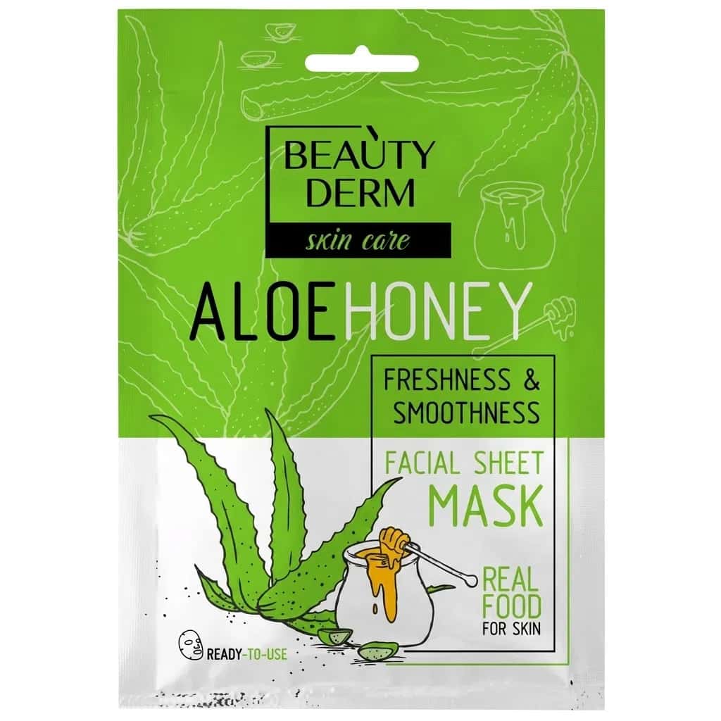 Beautyderm Real Food Aloe & Honey Parça Üz Maskası 25 ml - Tenderyard