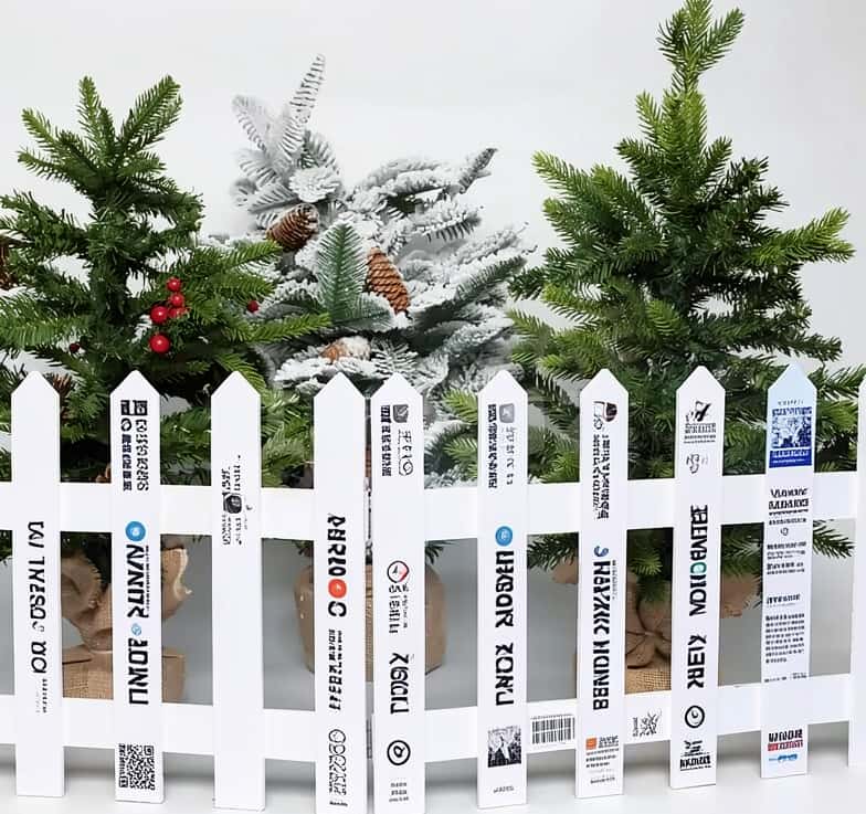 Decorative Wooden Garden Fence 120x30 cm - Tenderyard
