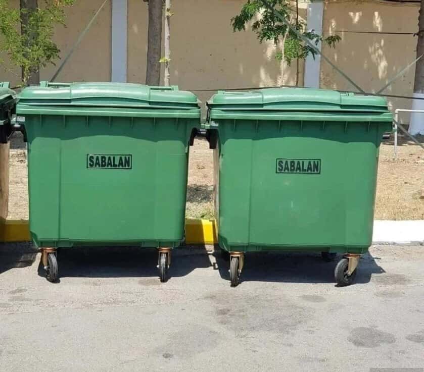 Waste bin 1100 liter and 330 liter models - Tenderyard
