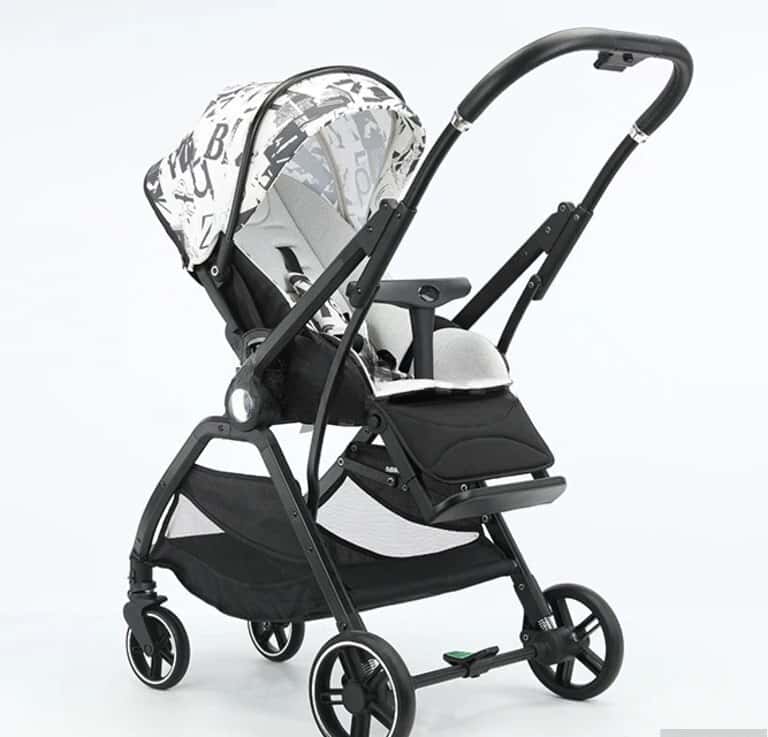 Unisex baby stroller, Black color - Tenderyard
