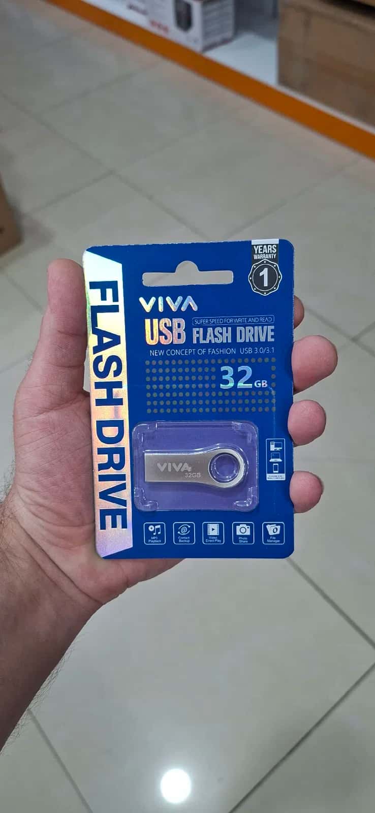 32 GB USB Flash drive, Metal material - Tenderyard