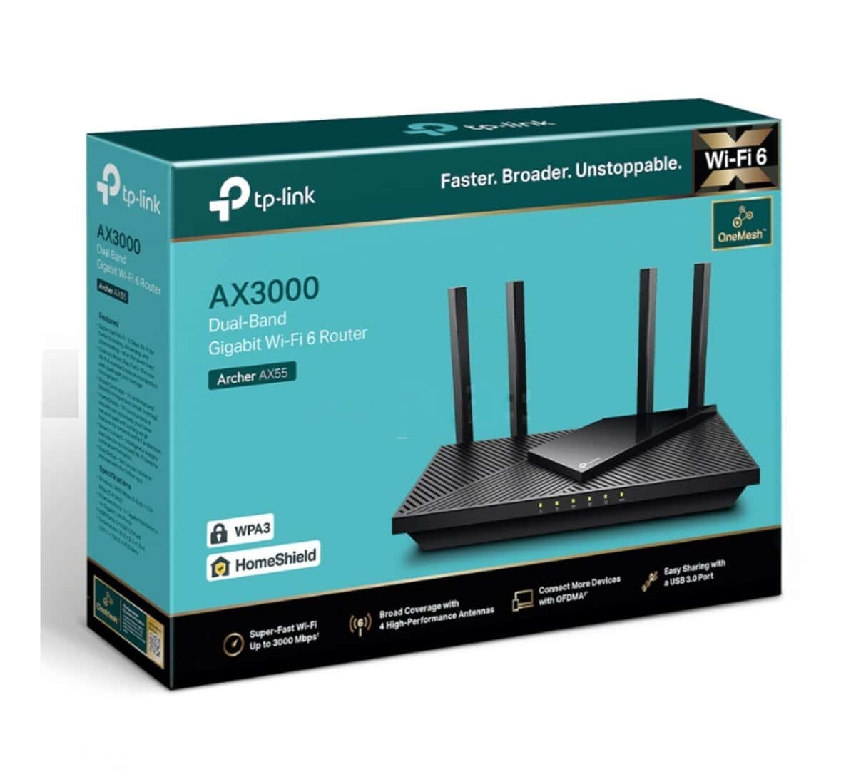 Router TP-Link Archer AX55 AX3000 - Tenderyard