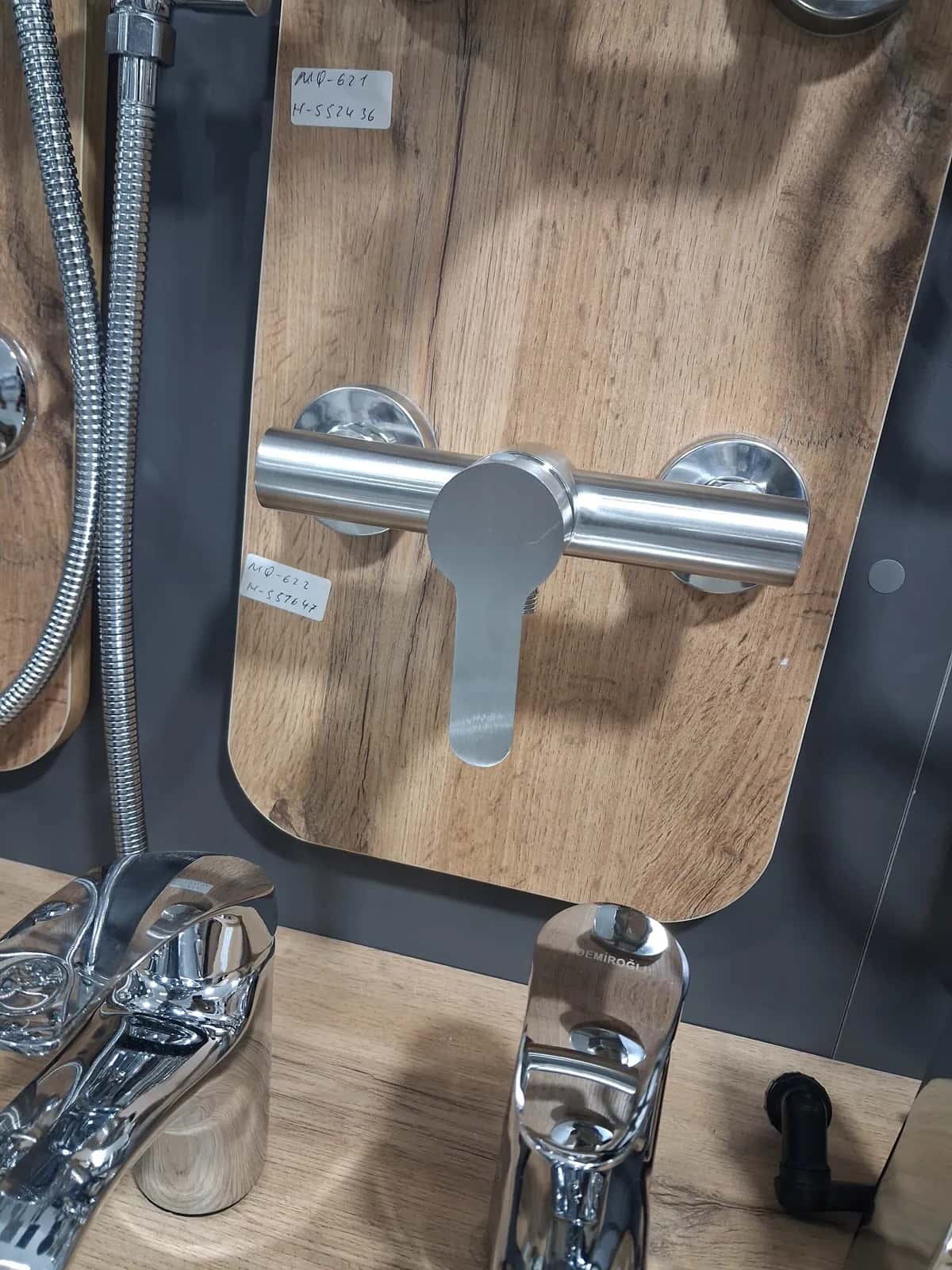 Shower faucet, Silver color - Tenderyard