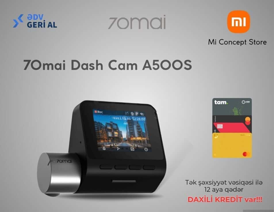 Videoqeydiyyatçı 70mai Dash Cam Pro Plus A500S - Tenderyard