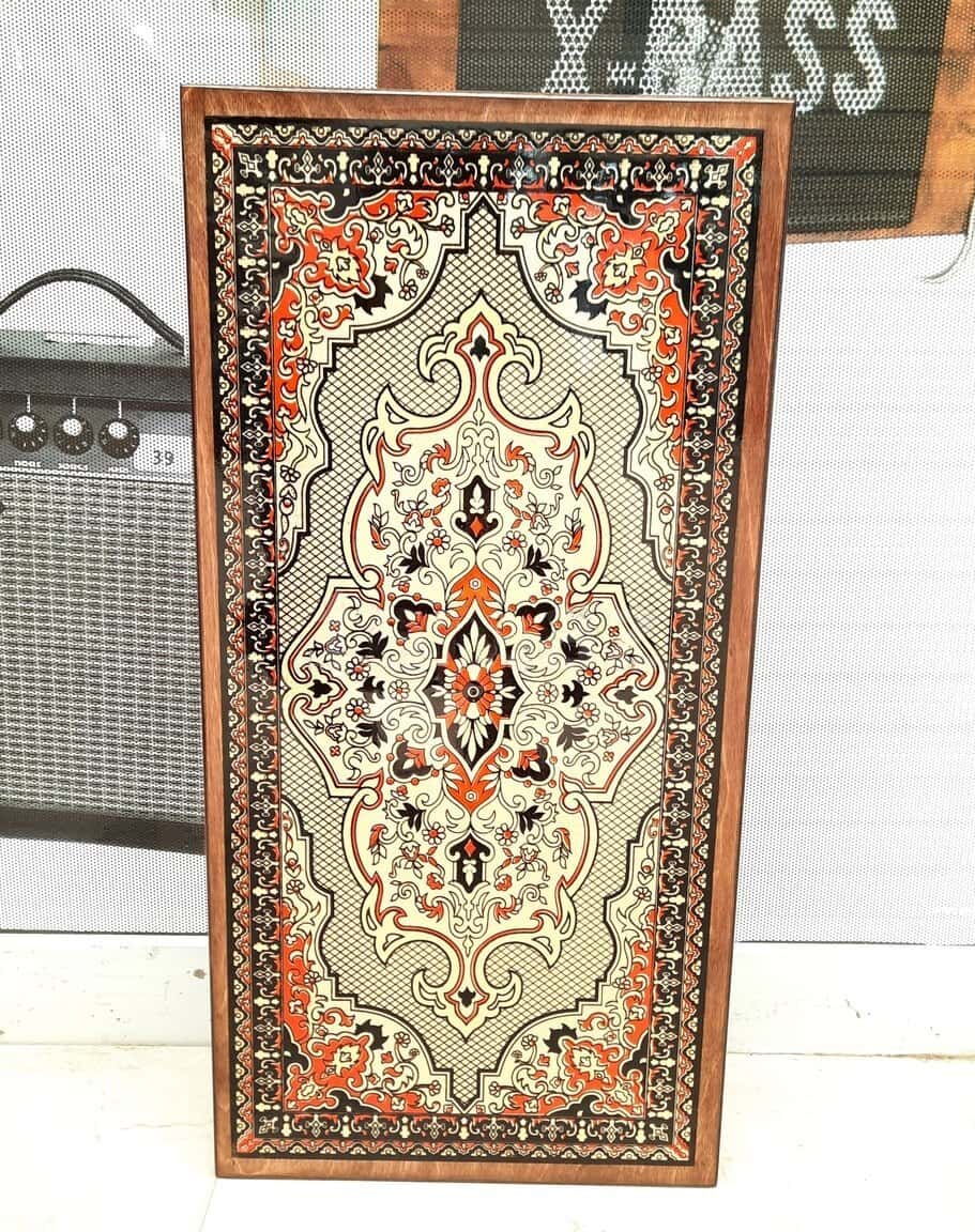 Patterned Wooden Backgammon Set - Tenderyard