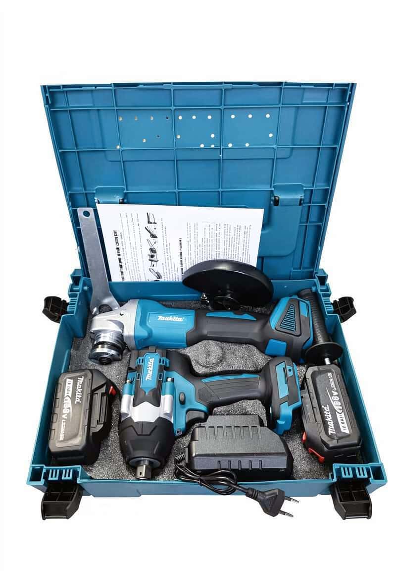 Cordless Impact Wrench and Angle Grinder Set - Tenderyard
