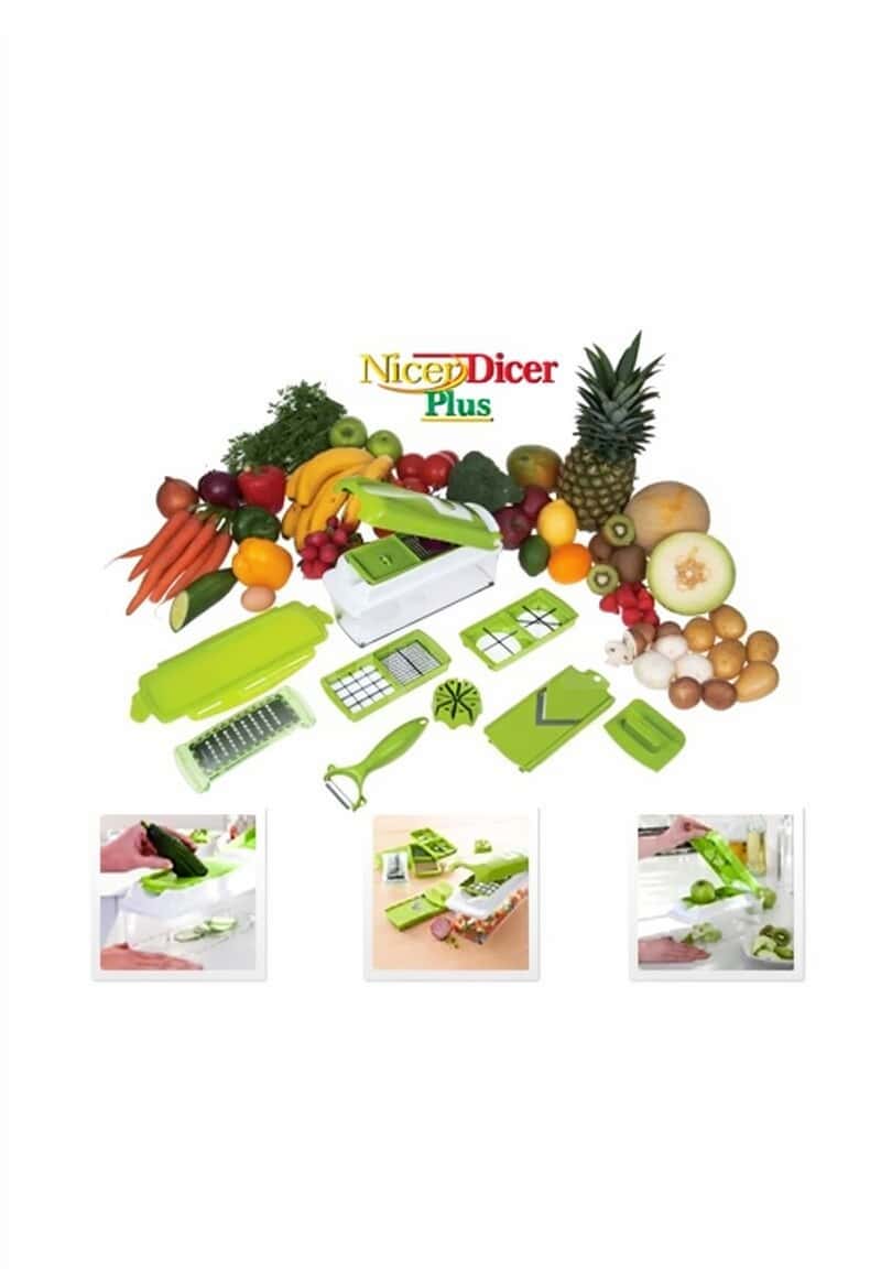 Nicer Dicer Plus Vegetable Chopper 15-piece - Tenderyard