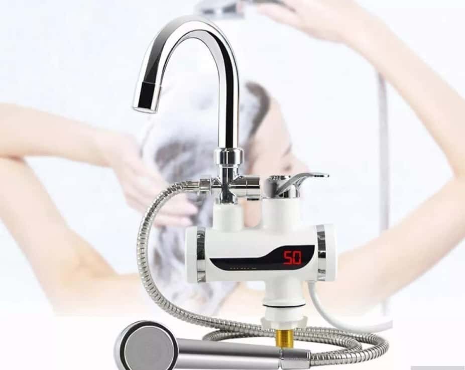 Shower faucet, Silver color - Tenderyard