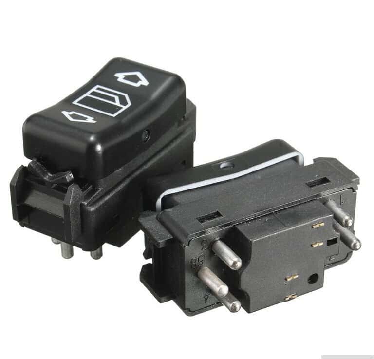Window switch button for Mercedes W124 W201 W126 - Tenderyard