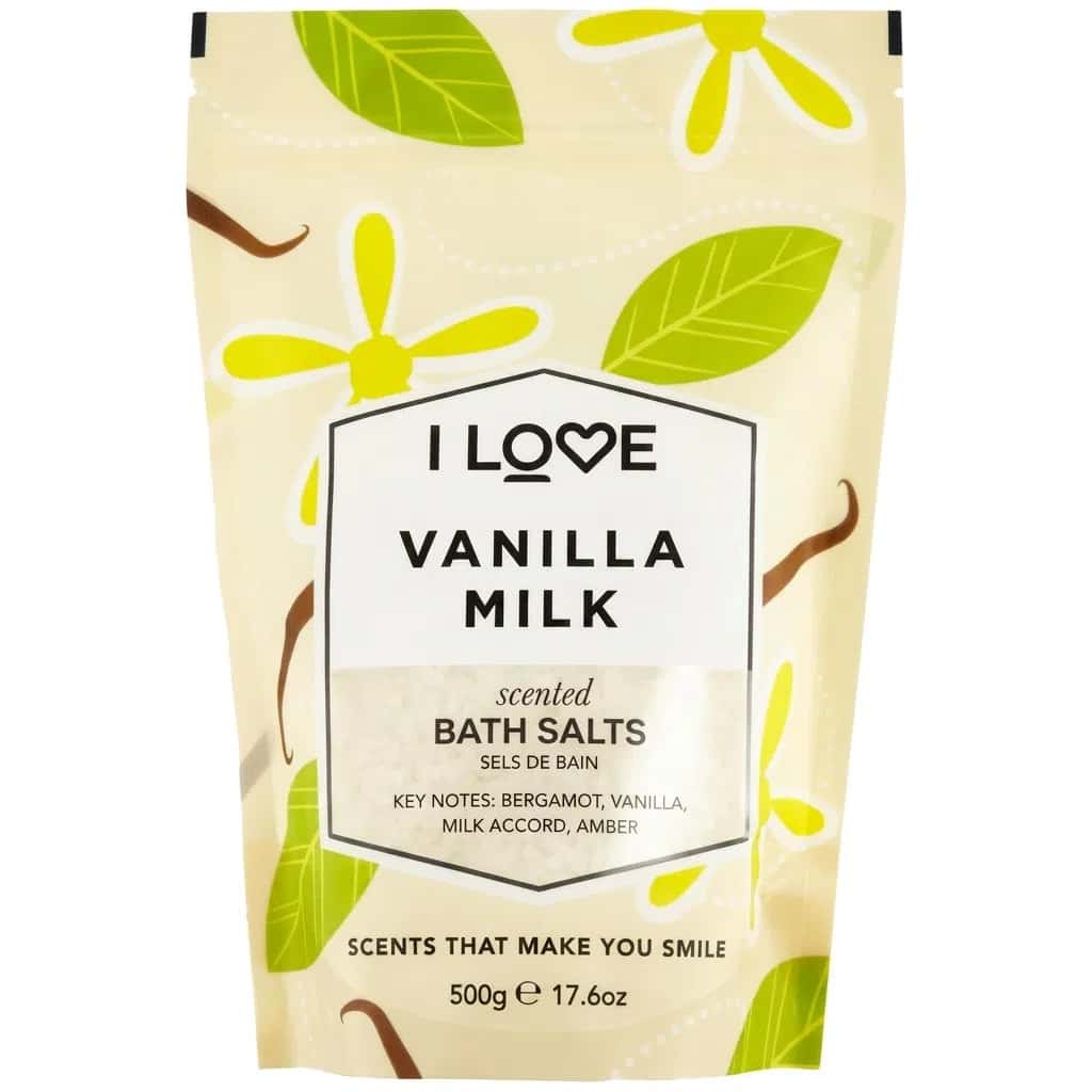 I Love Signature Vanilla Milk Соль для ванны 500 г - Tenderyard