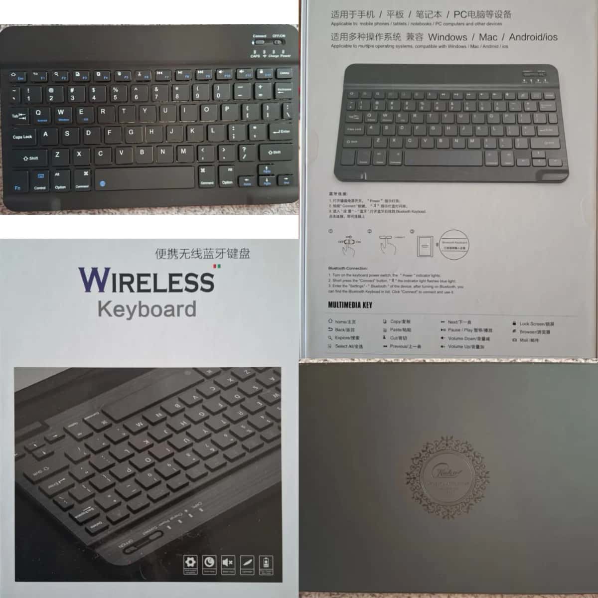 Kaku wireless Bluetooth keyboard - Tenderyard