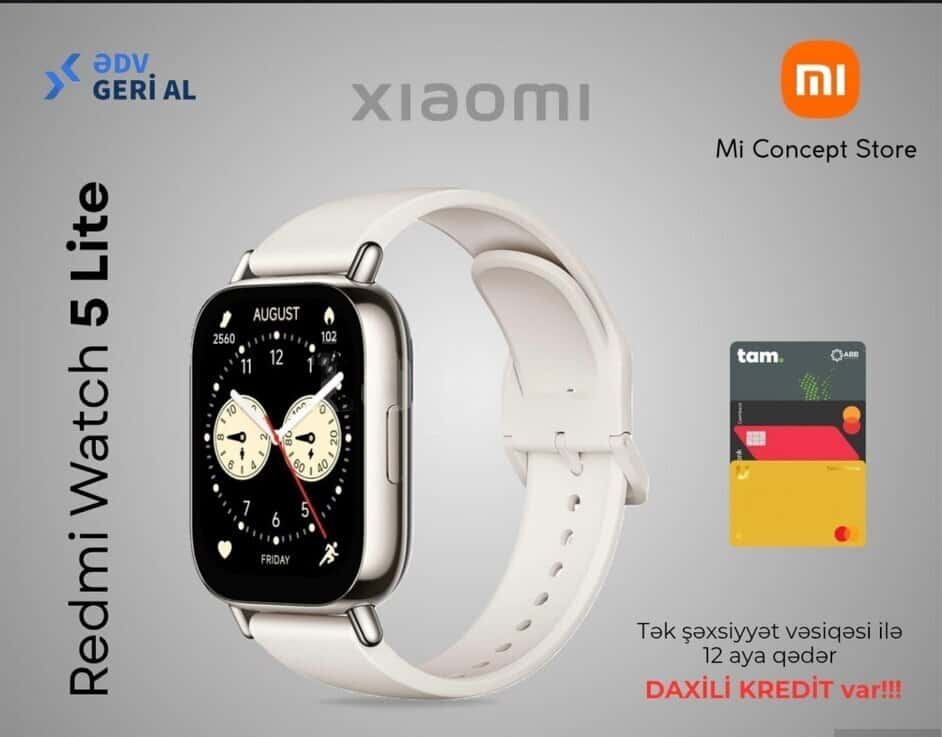 Smart saat Xiaomi 46 mm Qızılı - Tenderyard