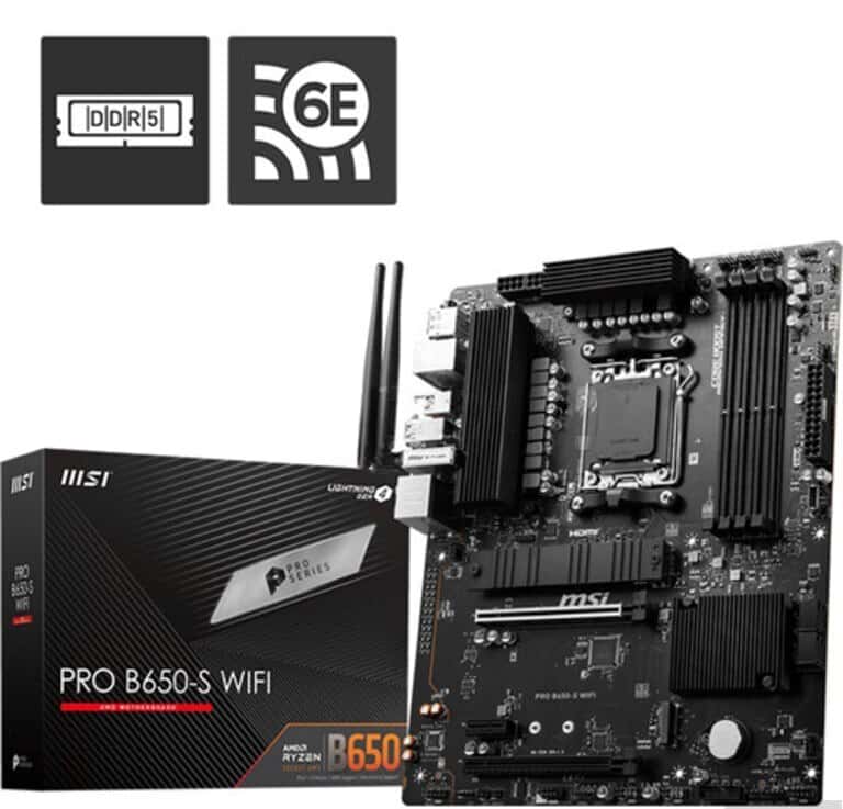 Motherboard MSI PRO B650-S WIFI AM5 DDR5 - Tenderyard