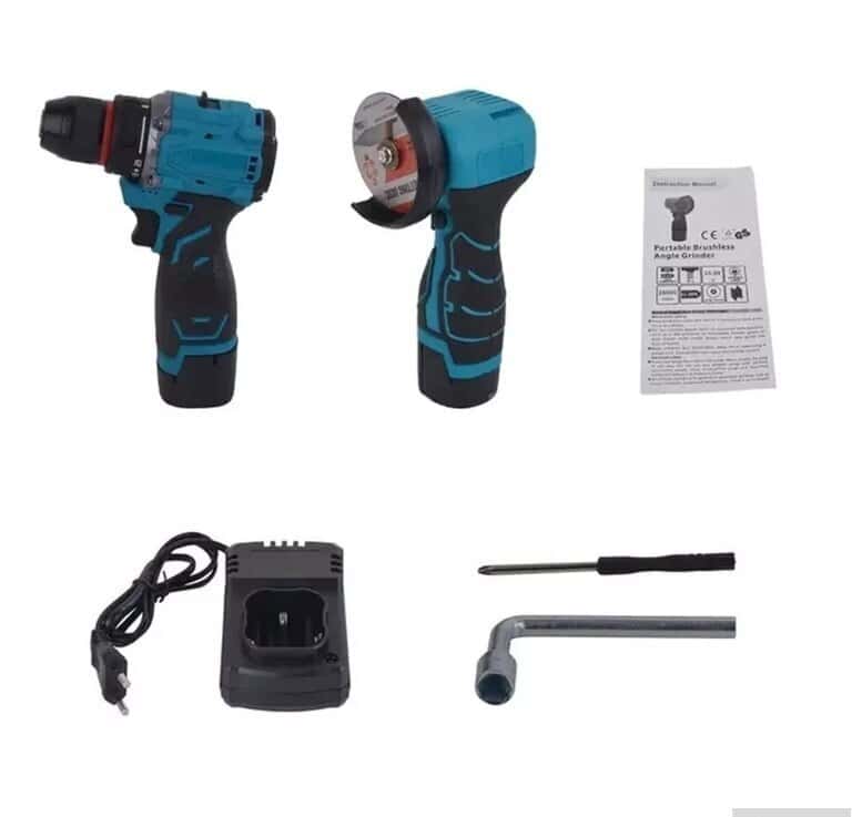 Drill and angle grinder set Tmakota 18V - Tenderyard