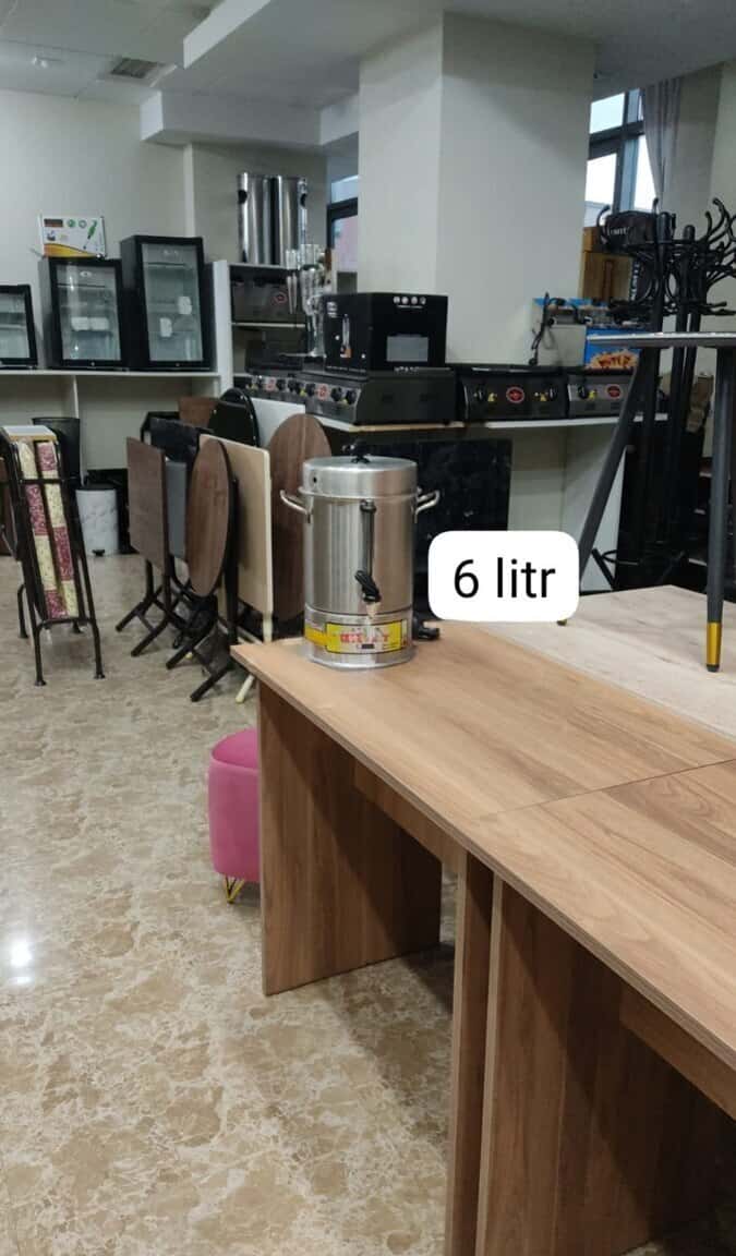 Samovar Paslanmayan polad material - Tenderyard