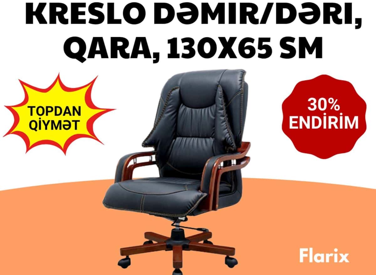 Qara rəng, Ofis üçün kreslo - Tenderyard