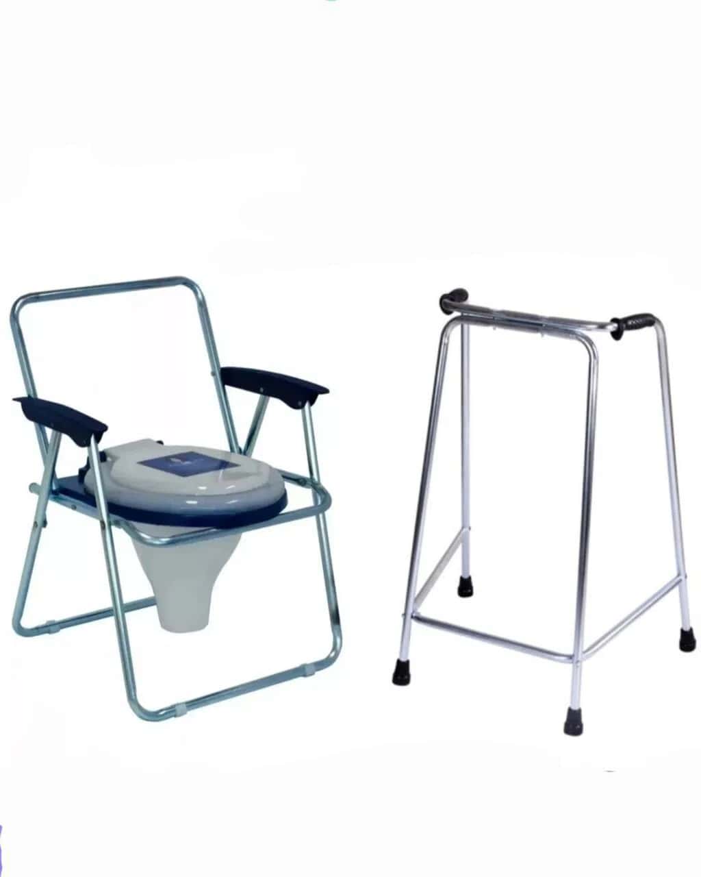 Folding commode and walker for disabled people - Tenderyard