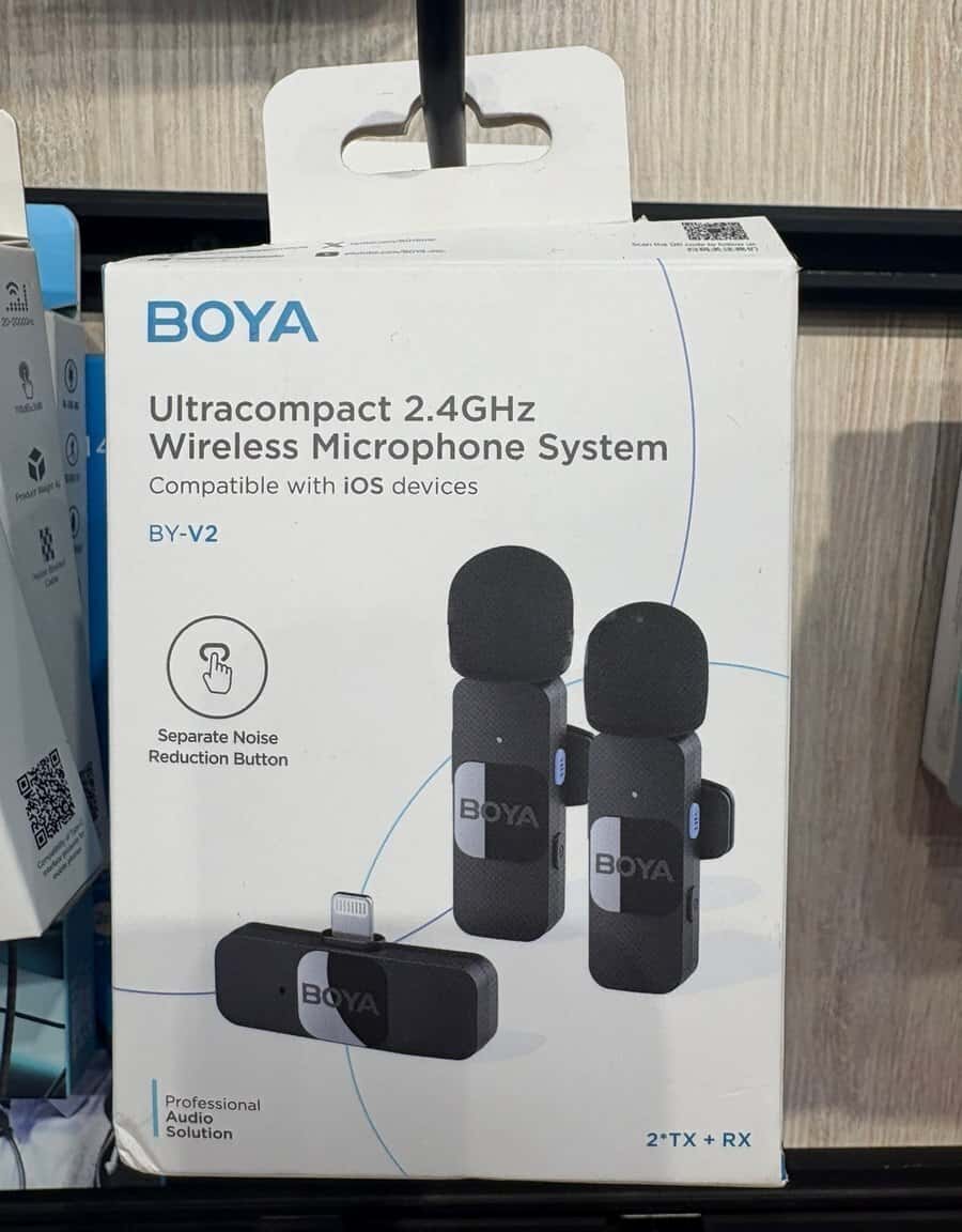 Boya dual lavalier microphone - Tenderyard