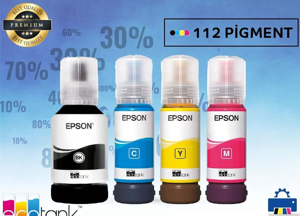 Epson EcoTank 112 Pigment Boya - Tenderyard