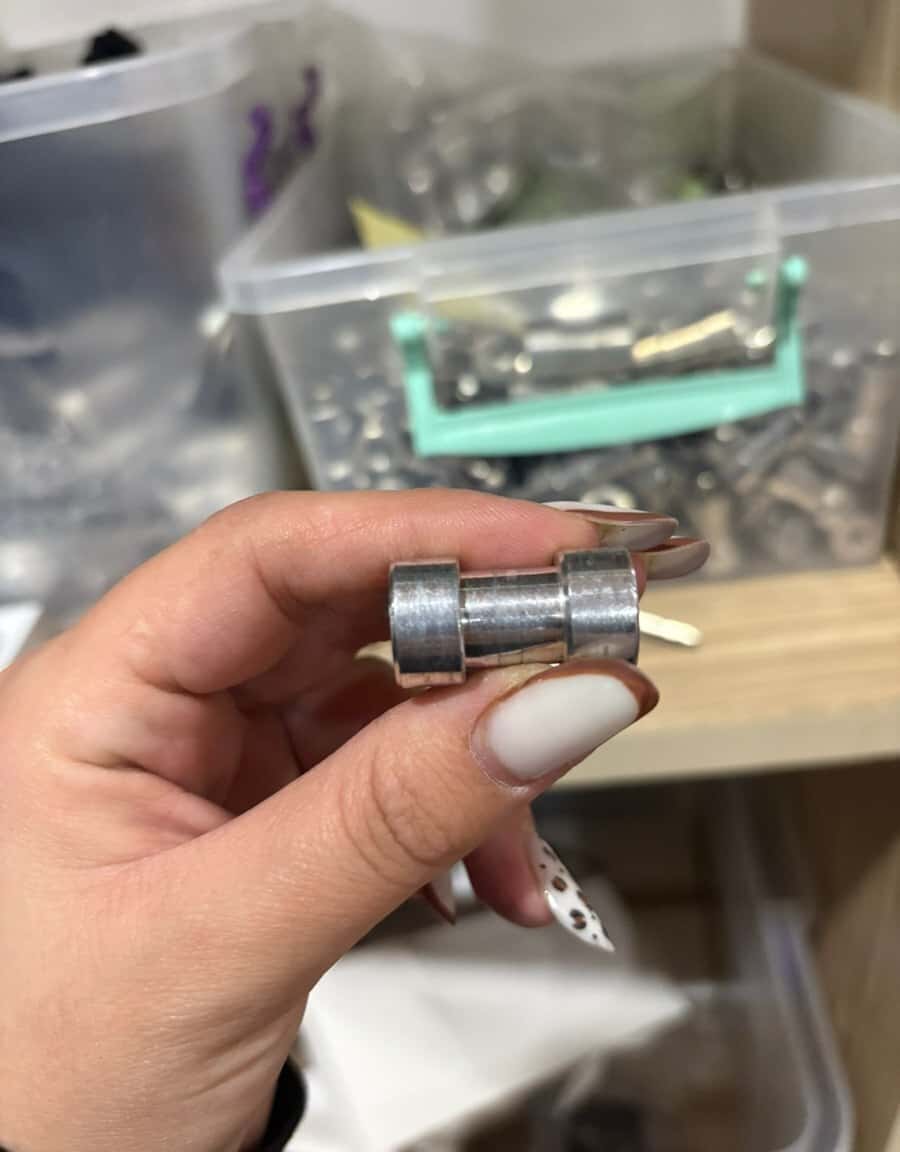Metal spigot for light stand - Tenderyard
