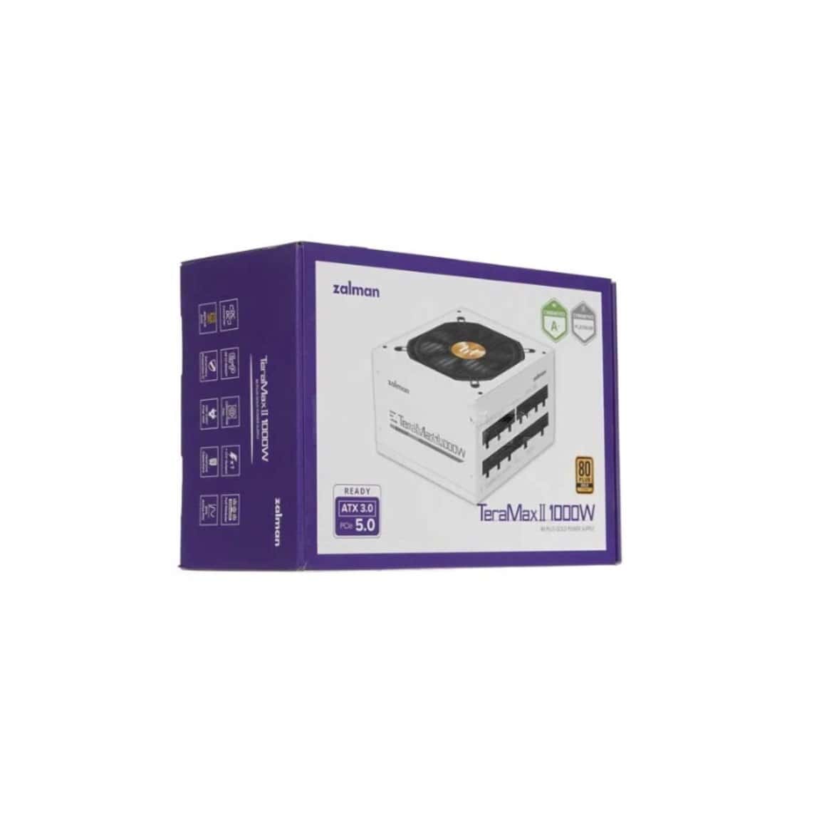 Qida bloku Zalman Teramax II 1000W 80+ Gold White - Tenderyard