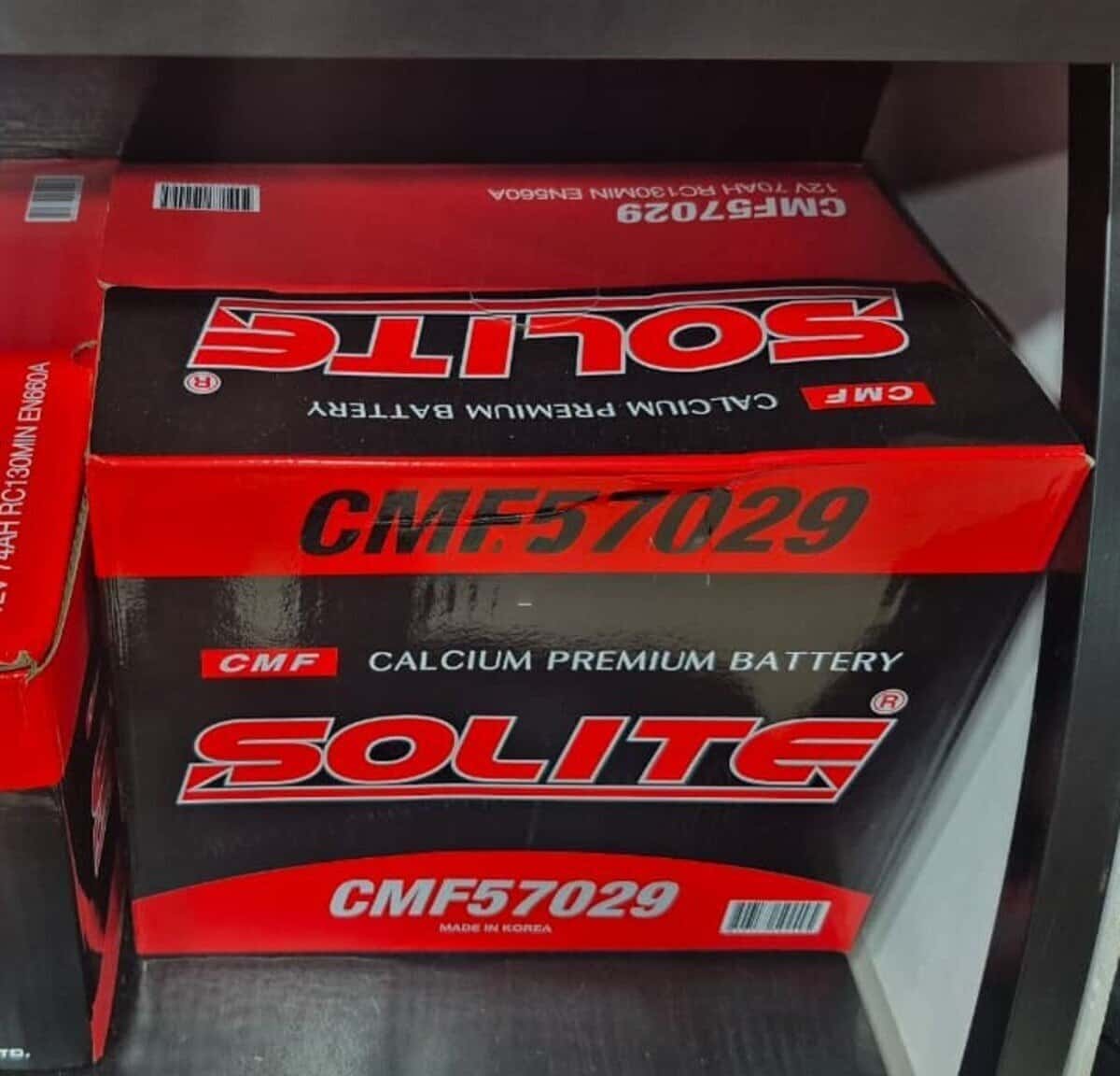 Solite 70Ah 12V CMF Asia Avtomobil Akkumulyatoru - Tenderyard