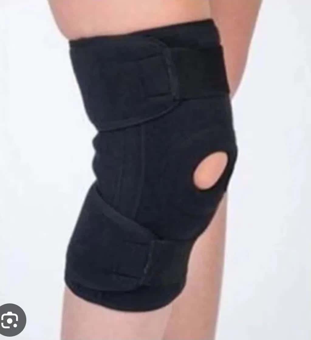 Adjustable Black Knee Brace (Open Patella) - Tenderyard