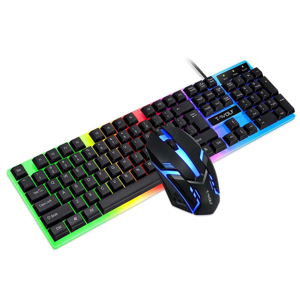 Jeqang JK-1980 Wired Keyboard and Mouse Set - Tenderyard