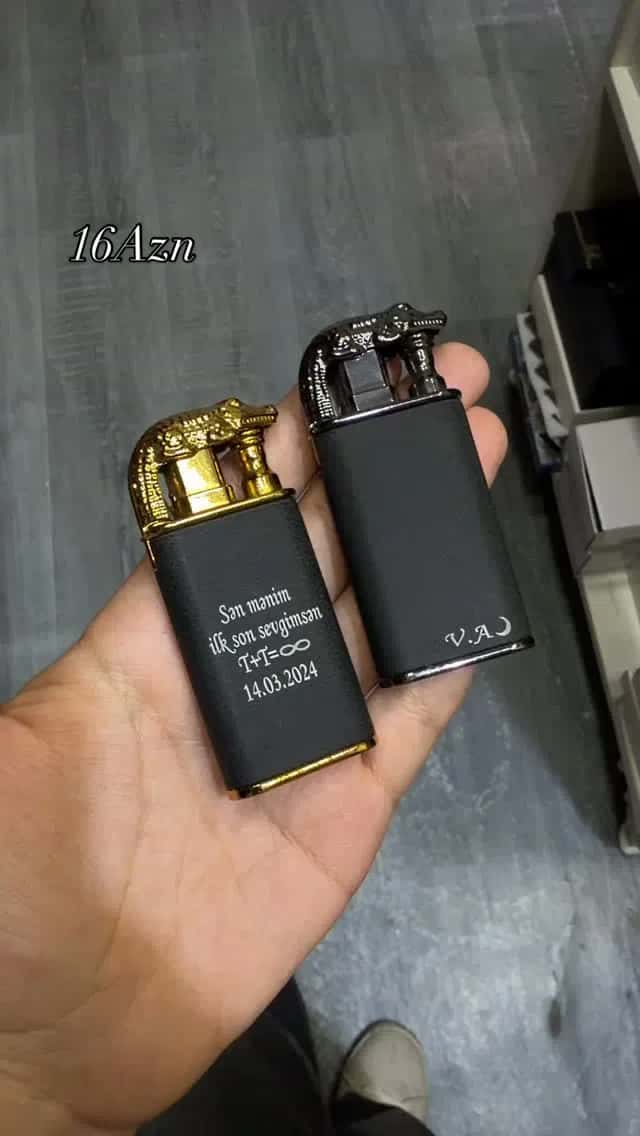 Custom engraved lighter - Tenderyard