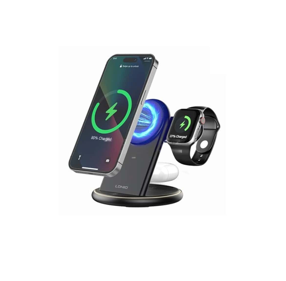 LDNIO WL02 Wireless Charging Station - Tenderyard