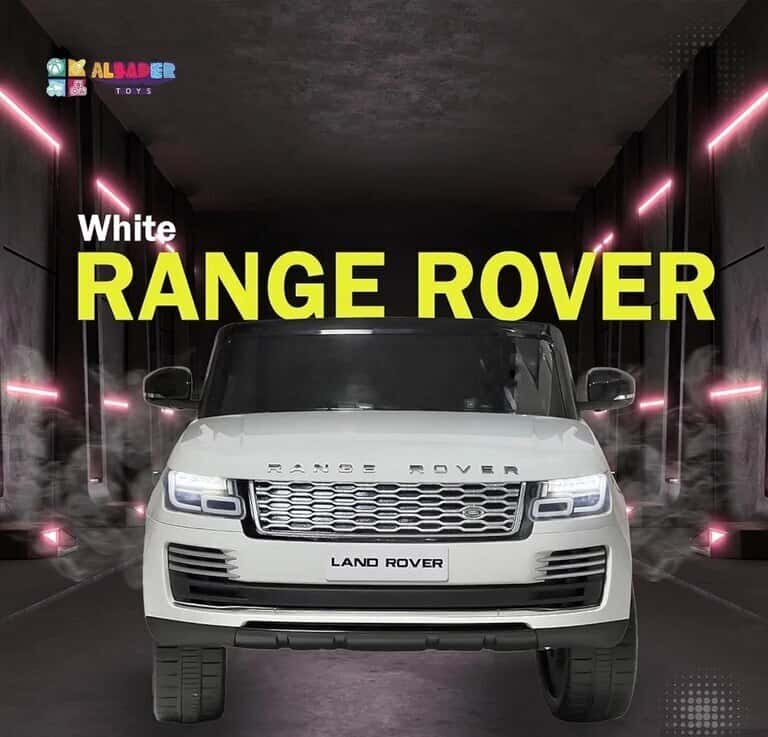 Детский электромобиль Range Rover белый - Tenderyard